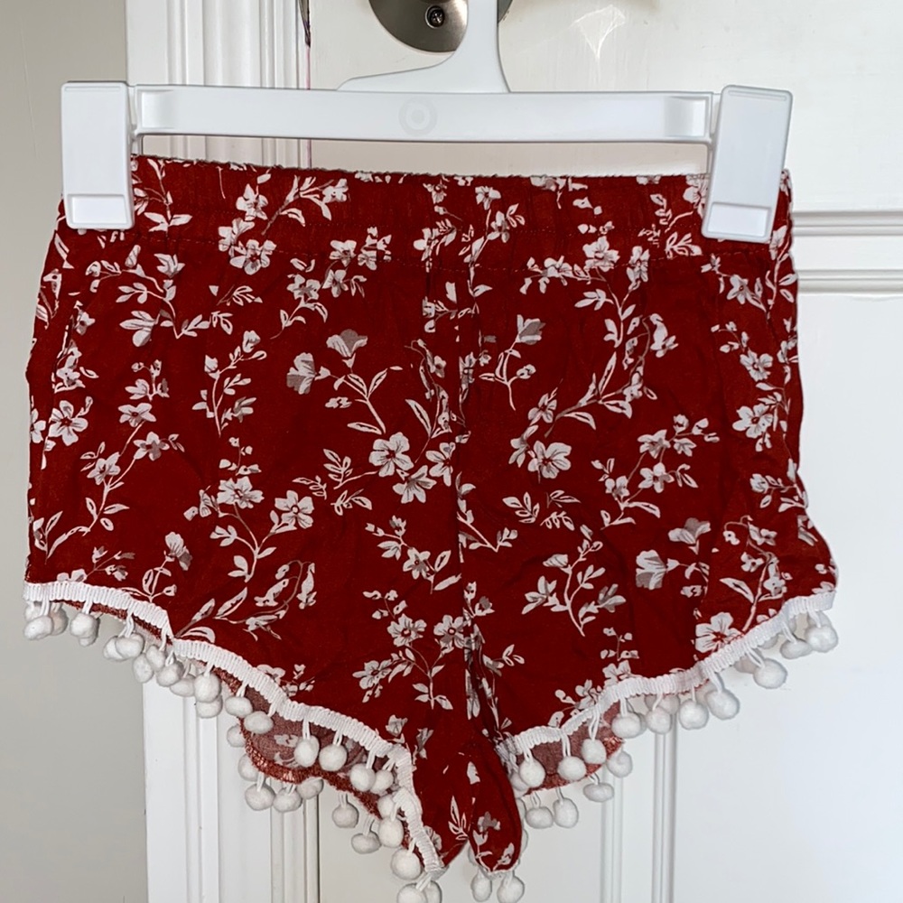 short floral flowy shorts